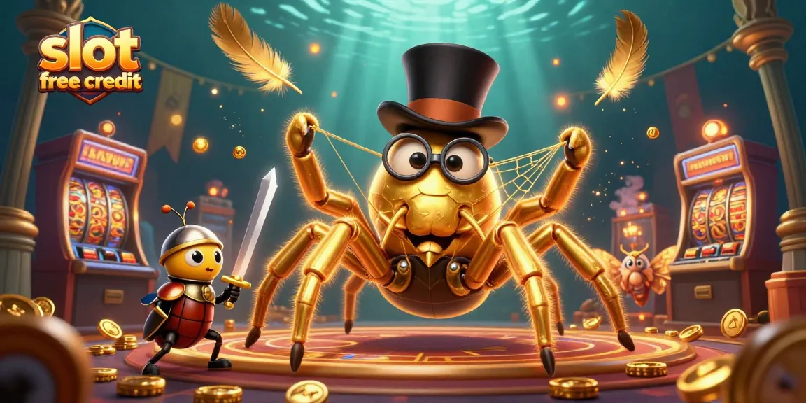Engage in thrilling adventures with slot free credit at this vibrant casino scene!